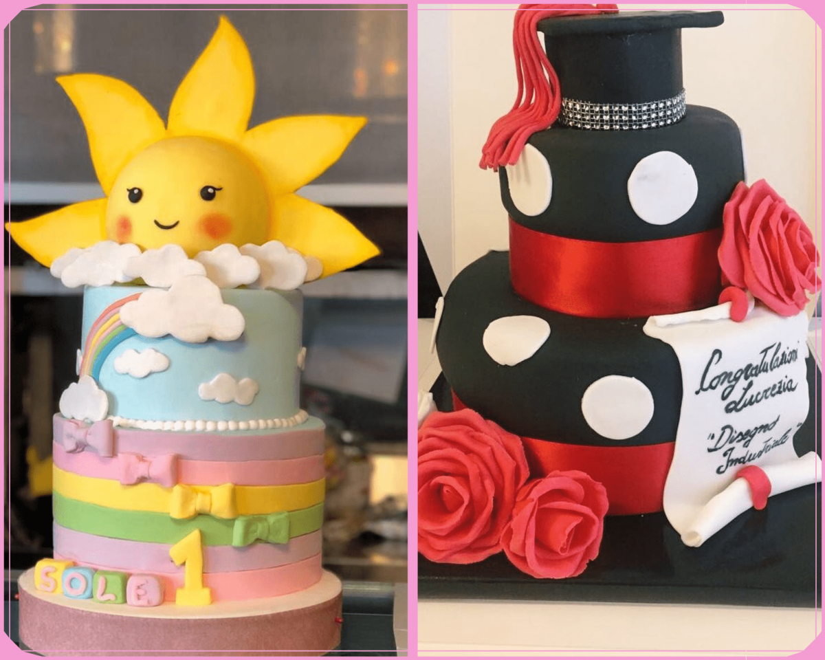 Daniela Serra, la nostra Cake & Flower Designer, è a disposizione per la creazione di torte personalizzate su richiesta per qualsiasi tipo di evento o occasione importante.
